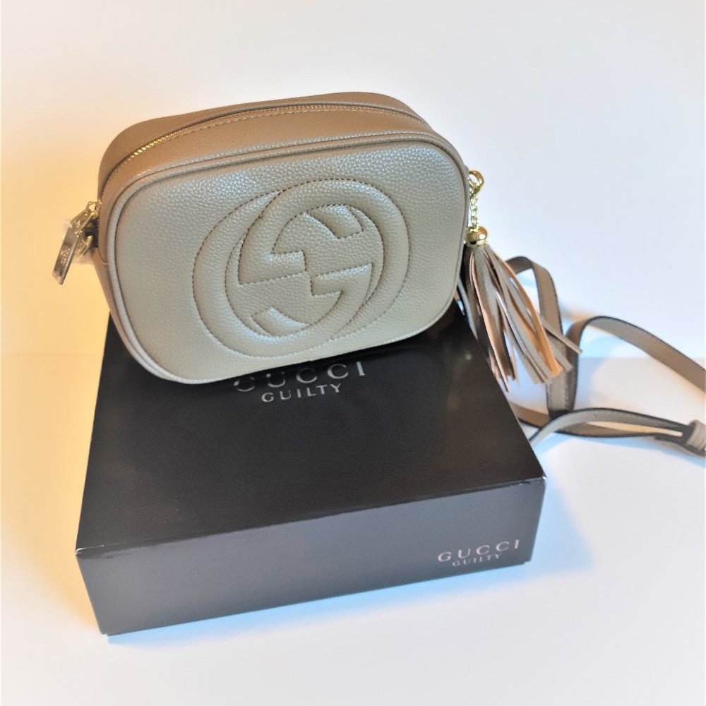NEW Soho small faux leather disco bag.